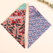2 Pcs Premium Cotton Bandanas, Soft Cotton Bandanas For men & Women, Unique Print, Handmade Bandana for Head & Neck